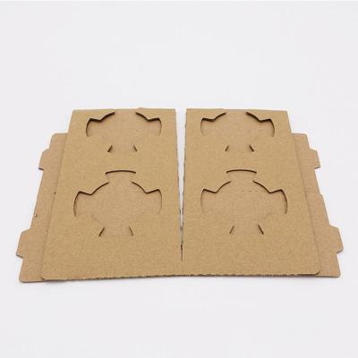 China Disposable Disposable Paper Cup Holder/Cup Carrier/Cup Holder Paper Cup Sleeves Take Away Paper Cup Holder for sale