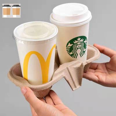 China 2020 Hotsale China Biodegradable Disposable Coffee Paper Cup Holder for sale