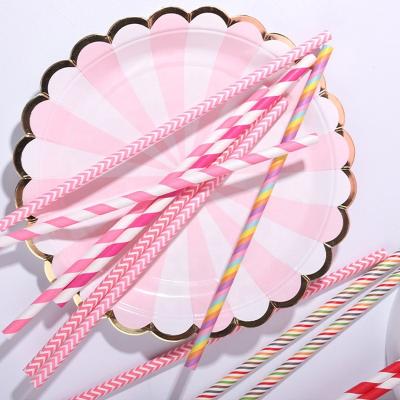 China Paper Straw Disposable Paper Straws Food Grade Straws Drinking Straws Eco - Friendly for sale