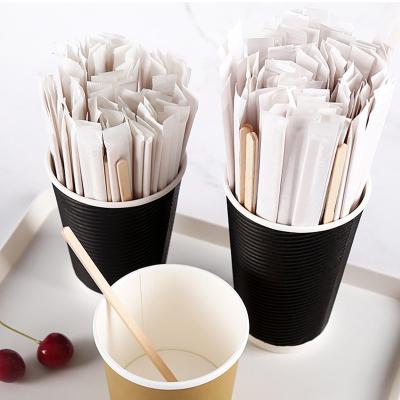 China Wholesale Disposable Wooden Product Drinking Drink Stirring Rod For Tea for sale