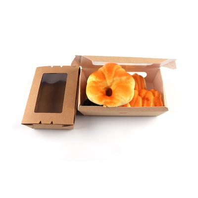 China Factory Price Disposable Disposable Takeaway Food Lunch Packing Paper Box Salad Box for sale