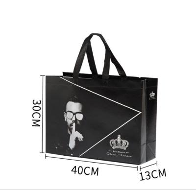 China 2021 Recyclable Hot Sale Customized LOGO Printing Eco Friendly Waterproof Nonwoven Handbag for sale