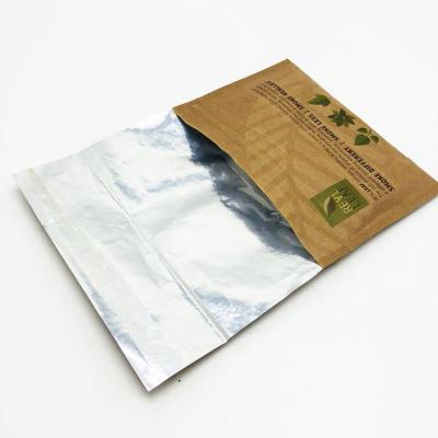 China Moisture Proof Plastic Resealable Tobacco Leaf Rolling Paper Bags for sale