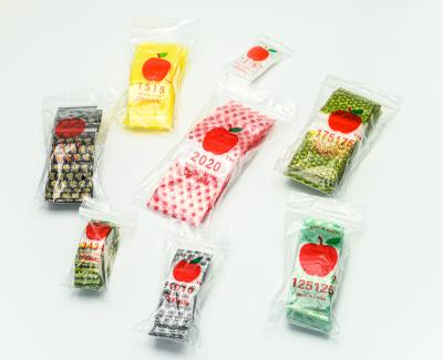 China Mini Custom Printed Apple Zip Lock Moisture Proof Bags from 1212 to 2020 for sale