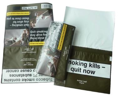 China Custom Rolling 30g Moisture Proof Plastic Tobacco Pouch With Adhesive for sale