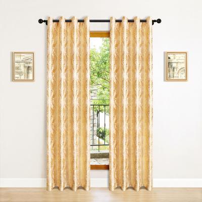 China European style modern jacquard curtains for living room and bedroom curtains for windows for sale