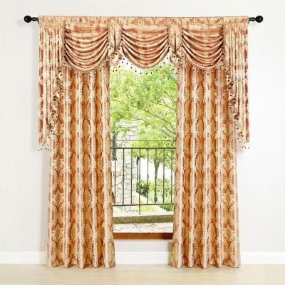 China Amazon AliExpress Modern Border Wish Curtains European Style Water Waves Curtains For Living Room And Bedroom for sale