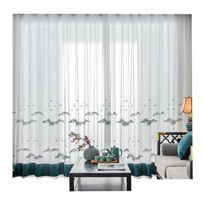 China Eco-friendly Popular Hot Selling Curtains 2021 New Voile Light Luxury Curtains With High Quality for sale