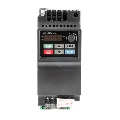 China 400 V Communication 3.2 A delta electronics inverter VFD-EL series input vfd 0.75kw VFD007EL43A three phase winder conveyor / for sale