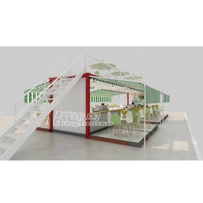 China Prefab House Quick Easy Assembly Outdoor Container House Kiosks Store Retail Store Street Kiosk for sale