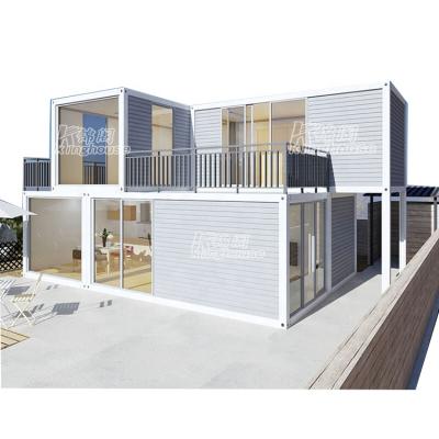 China Flat Pack Shipping Container 20ft 40ft Prefab Modern Luxury Home Container House for sale