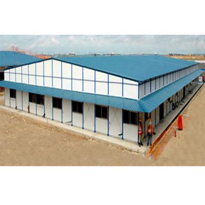 China Modern cheap prefab house with fireproof sandwitch panel for sale