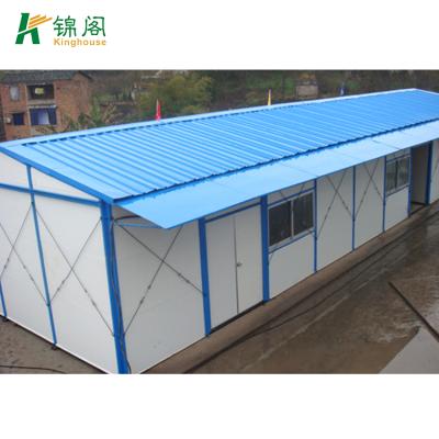 China Contemporary Low Cost Housing Two Pitch K-Type Modular Prefab Roof House for sale