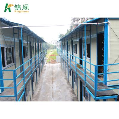 China Economic Carport K Type Prefab House Tilted Roof Portable Prefab House For Temporary Dormitory for sale