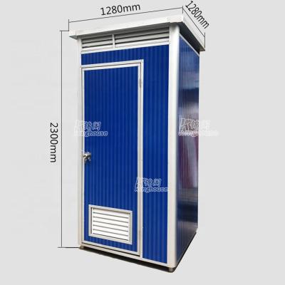 China Modern Temporary Use Portable WC EPS Sandwich Panel Chemical Plastic Mobile Toilet Cabin For Outdoor Portable Toilet Camping for sale