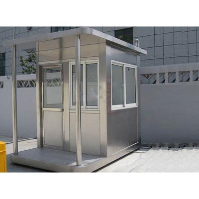 China Portable Outdoor House Sentry Booth Stainless Steel Security Guard for sale