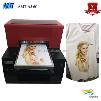 China Bill Printer Clothes Printing Machine / T-shirt Printer Price Direct To Garment Printer for sale