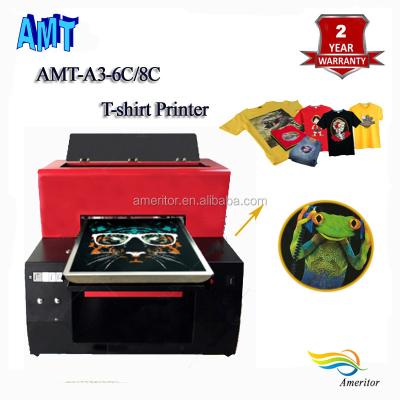 China Bill Printer A3 Size Straight To Cotton Garment Textile Dtg Printer Impresora Dtg Textil for sale