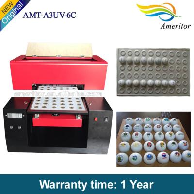 China Bill Printer Top Selling A3 Size Golf Ball UV Printer for sale