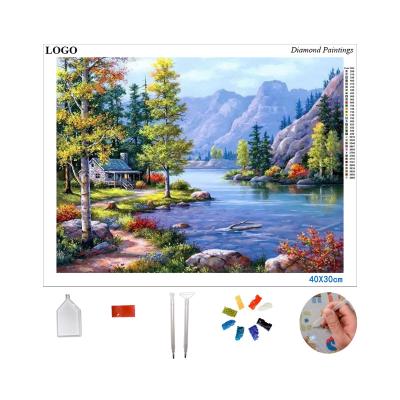 China Custom Modern Custom Art 5d Diamond Painting Scenery Diamond Painting Customization Fashion Canvas Art for sale