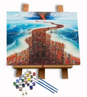 China Customization New Product Landscape Landscape Custom Canvas Diy Digital Painting Digital Painting Wall Art for sale