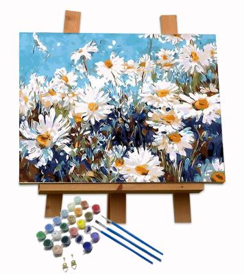 China Personalized Customization Top Selling Artwork Oil Painting Daisy for sale