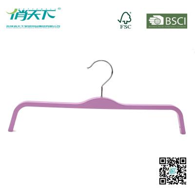 China Betterall Noble Purple Laminated Hanger for Shirts for sale