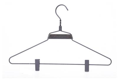 China Betterall Wholesale Thin Hanger With Clips Metal Suit Hangers for sale