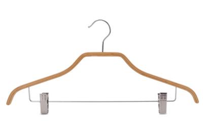 China Betterall Bamboo Heavy Duty Clothes Clothing Type Non Slip Plywood Hanger for sale