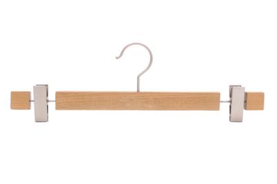 China Betterall High End Natural Beech Straight Wooden Hangers for sale