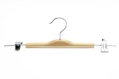 China High Grade Straight Wooden Pant Hanger for sale