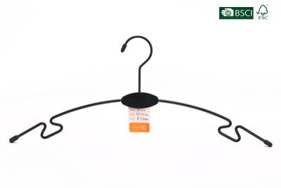 China Betterall Heavy Duty Non Slip Laundry Usage Black Color PVC Metal Shirt Hanger for sale