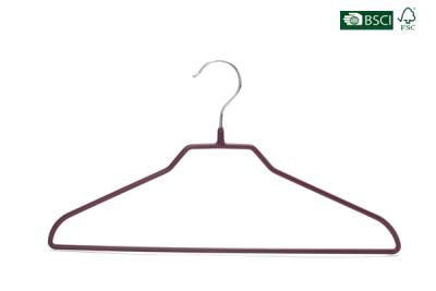 China Betterall New Outdoor PVC Coated Red Brown Wire Hanger For Drying Clothes for sale