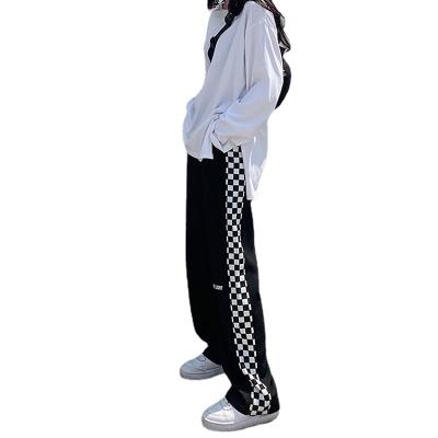 China Depot Breathable Women's Activewear Leggings Jogger Track Checkerboard Printed Sweatpants for sale