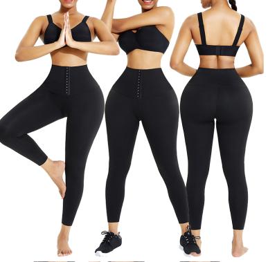 China Yoga Gaiters Cintura Alta Cintura Alta Control Fitness Activewear Waist Shaper Breathable Waist Shaper Pants for sale