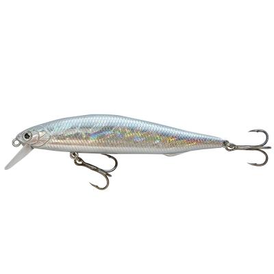 China Fishing Sports Leading 9cm 10g 5 Colors Triple Hook Realistic Design Lure Minnow Plastic Sinking Fishing Lure 2022 for sale