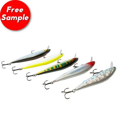 China 14g 11cm Fishing Lures Minnow Bait Durable Plastic Sinking Hard Lead Lure for sale