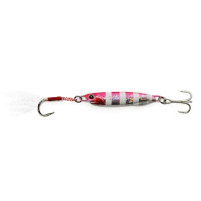 China 60g 8.7cm Leading Durable Triple Hook Jigging Freshwater Baits Fishing Lure Jig Lures for sale