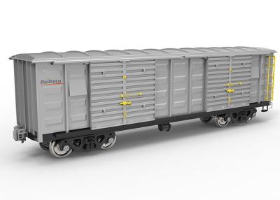 China Covered Rail Cargo Wagon , Train Cargo Car 64m³ Volume Capacity for sale