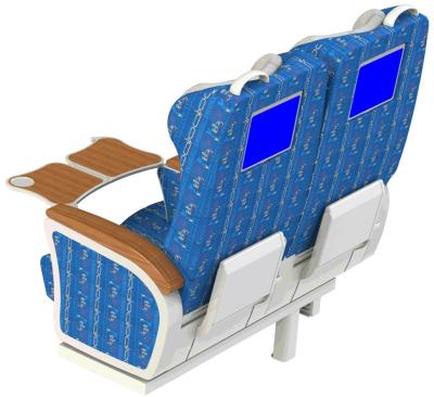 China High Speed Railway Passenger Train Interior , Railway Train Seat 800mm Height for sale