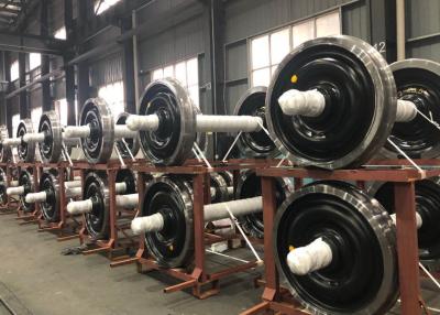 China Railway Wheel Set BA004 Wheelset For Y25 Bogie  Wagon Wheelset TSI Certification for sale