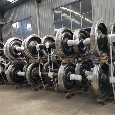 China AAR Standard 920mm Hammered Steel Railway Wheel Set For Wagon for sale