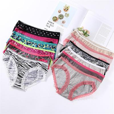 China Wholesale Ladies Breathable Panties Random Style Multi Color Solid Color Floral Lace Knitted Knee High Stretch Stockings Women Breathable Panties for sale