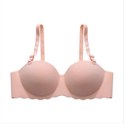 China QUICK DRY seamless wireless bra lingerie with adjustable straps high quality sexy girl's bra the young for sale