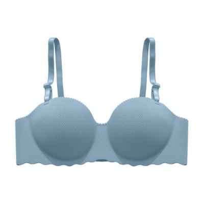 China Pure color women's soft bra youth economic high quality sexy bra QUICK DRY girl's no steel Ring Bra for sale