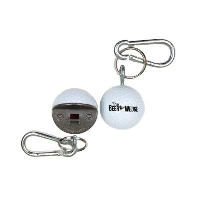 China Promotional Gifts Golf Bottle Opener Custom Metal Key Chain for sale