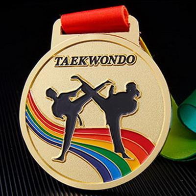 China Manufacturer Design Hard Soft Enamel Metal Promotional Gifts Zinc Alloy Sports Medals for sale