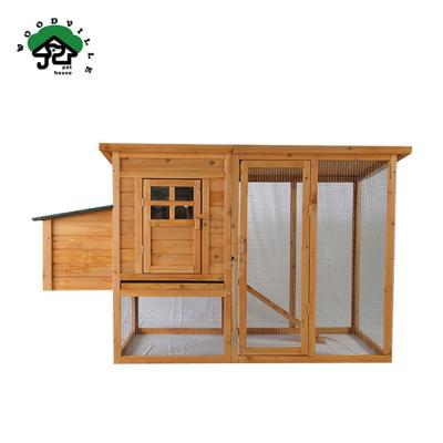 China Breathable Innovative Function Fir Chicken Coop Chinese Commercial Enclosures Hen Houses Chicken Wooden Coop for sale