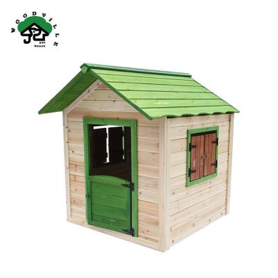 China Quality Assurance Safe Strong Wooden Child House Playhouse Easily Assembled Indoor Kids for sale