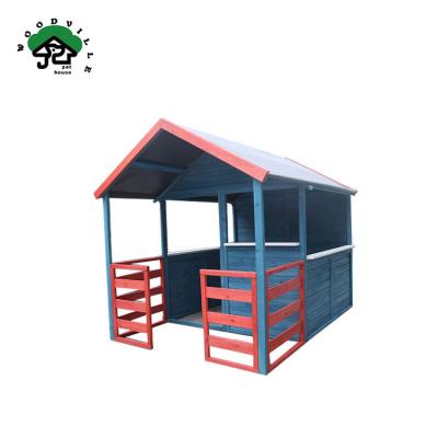 China High Quality Easily Assembled Outdoor Waterproof Wooden Room 1460*1950*1560Mm Kids Theater House Craft Game for sale